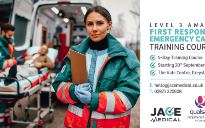 JACE Medical To Provide 5 Day Qualsafe Level 3 Award in ‘First Response Emergency Care’ (FREC3) Course